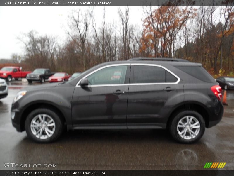 Tungsten Metallic / Jet Black 2016 Chevrolet Equinox LT AWD