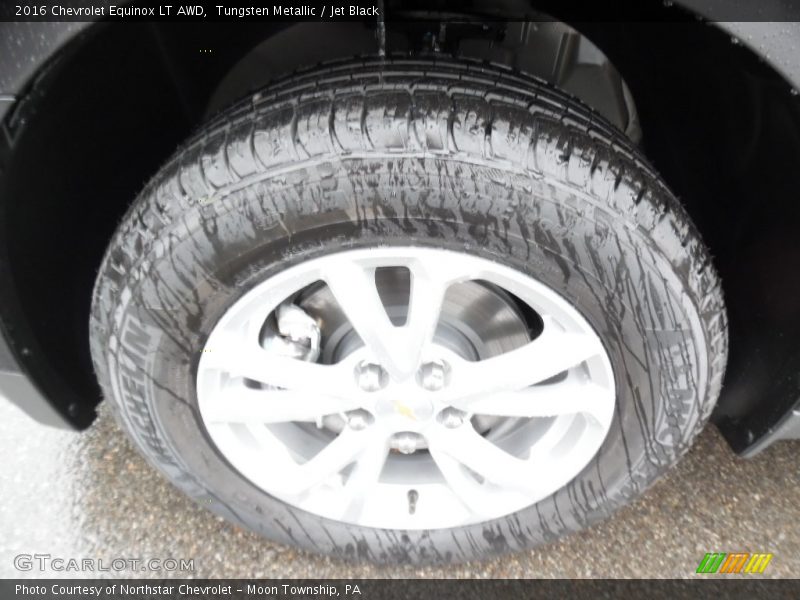 Tungsten Metallic / Jet Black 2016 Chevrolet Equinox LT AWD