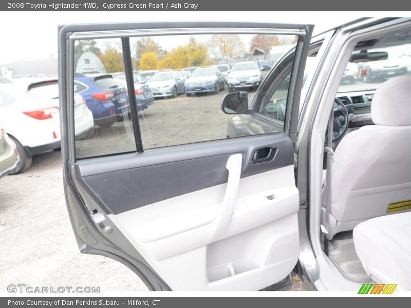 Cypress Green Pearl / Ash Gray 2008 Toyota Highlander 4WD
