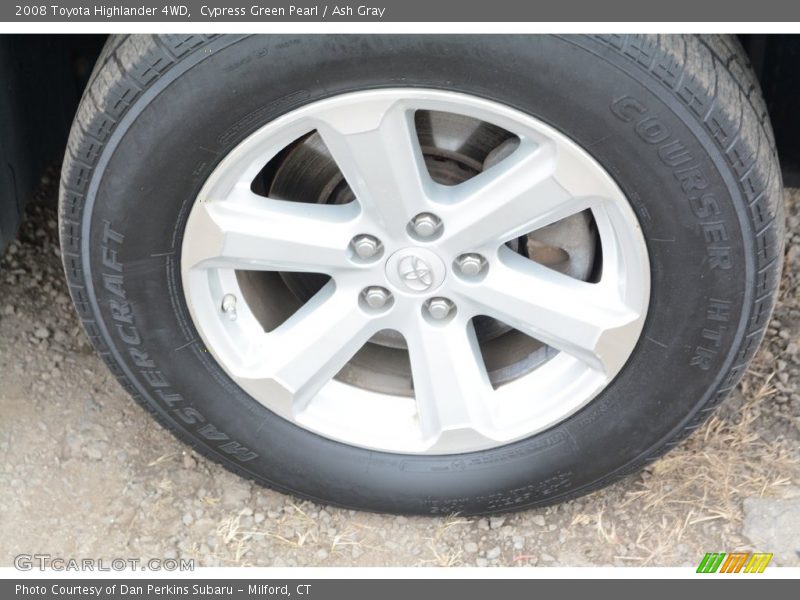 Cypress Green Pearl / Ash Gray 2008 Toyota Highlander 4WD