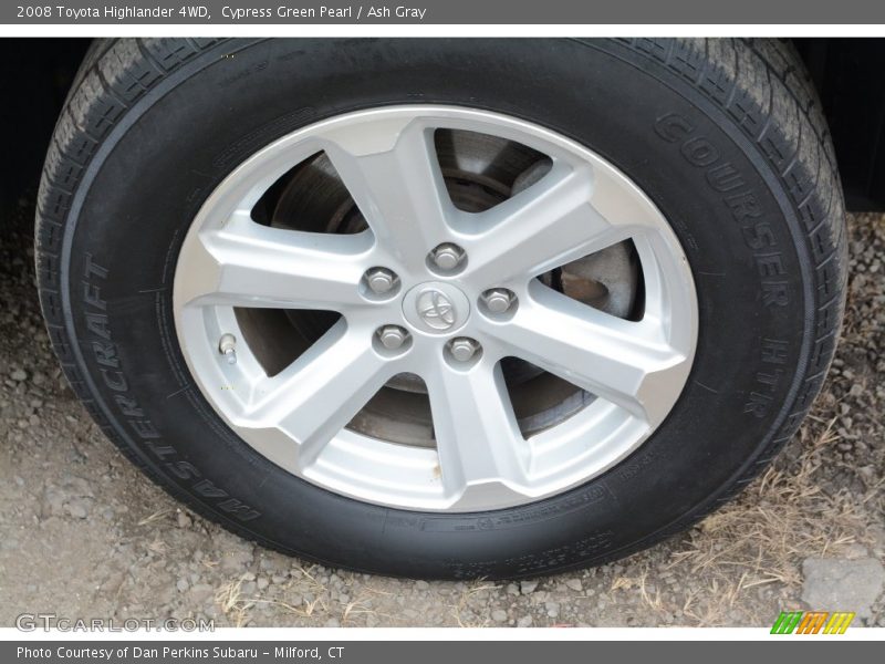 Cypress Green Pearl / Ash Gray 2008 Toyota Highlander 4WD