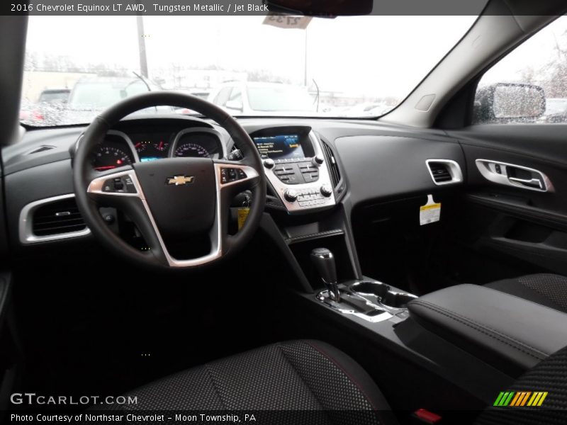 Tungsten Metallic / Jet Black 2016 Chevrolet Equinox LT AWD
