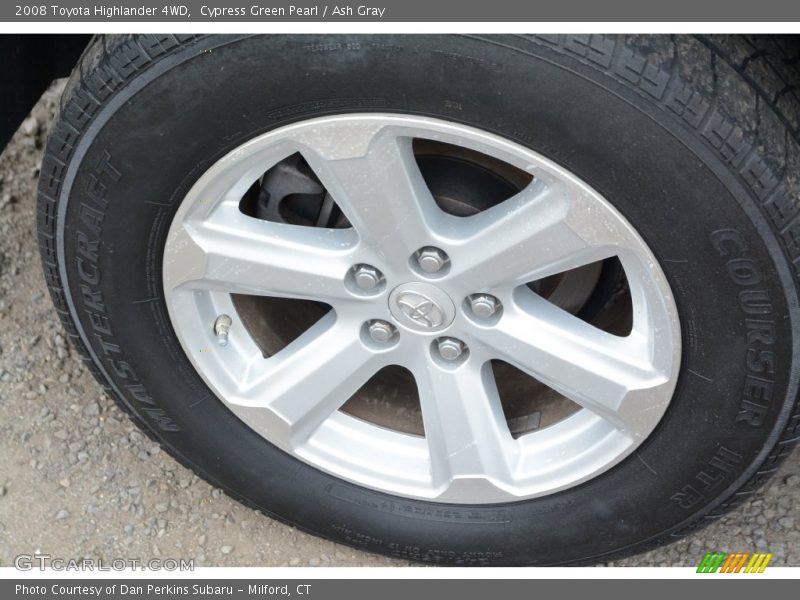 Cypress Green Pearl / Ash Gray 2008 Toyota Highlander 4WD