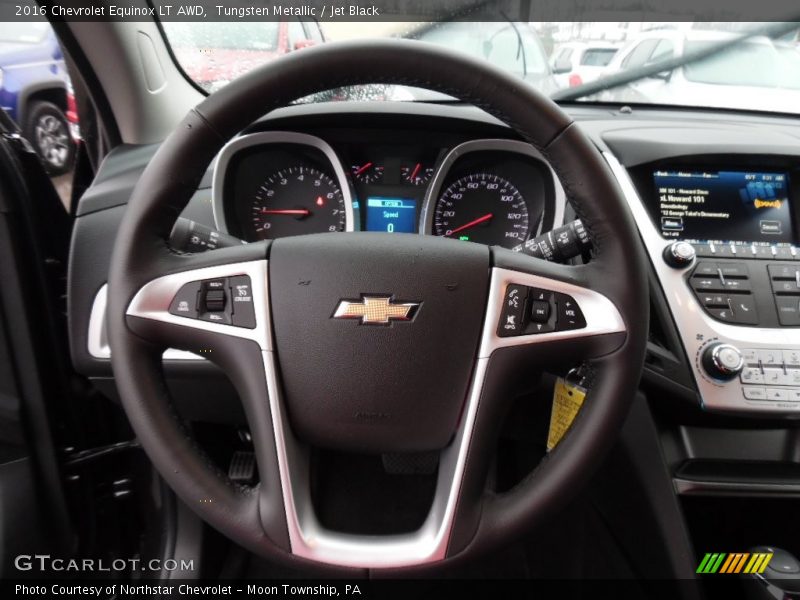 Tungsten Metallic / Jet Black 2016 Chevrolet Equinox LT AWD