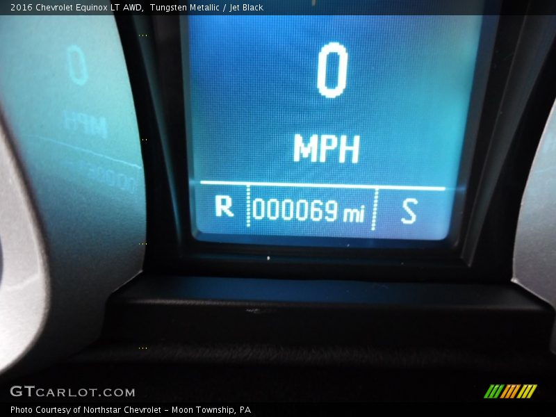 Tungsten Metallic / Jet Black 2016 Chevrolet Equinox LT AWD