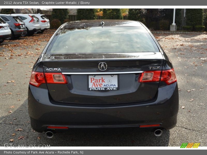 Graphite Luster Metallic / Ebony 2012 Acura TSX Sedan