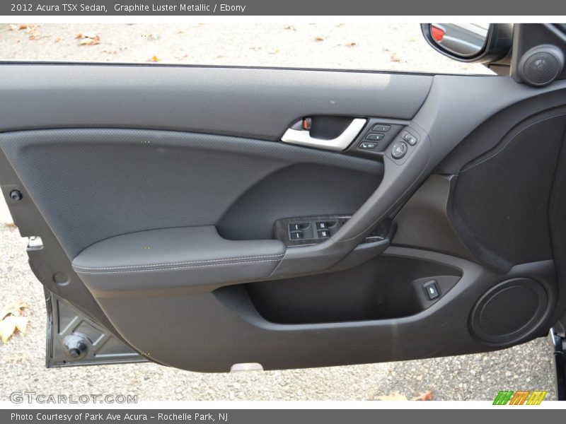 Graphite Luster Metallic / Ebony 2012 Acura TSX Sedan