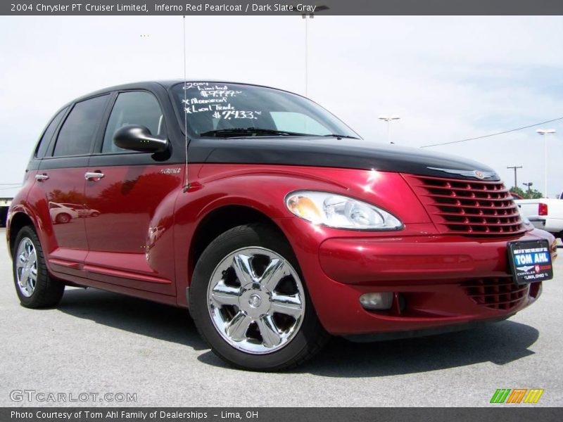 Inferno Red Pearlcoat / Dark Slate Gray 2004 Chrysler PT Cruiser Limited