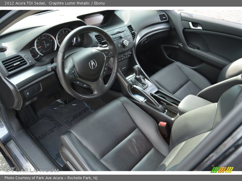 Graphite Luster Metallic / Ebony 2012 Acura TSX Sedan