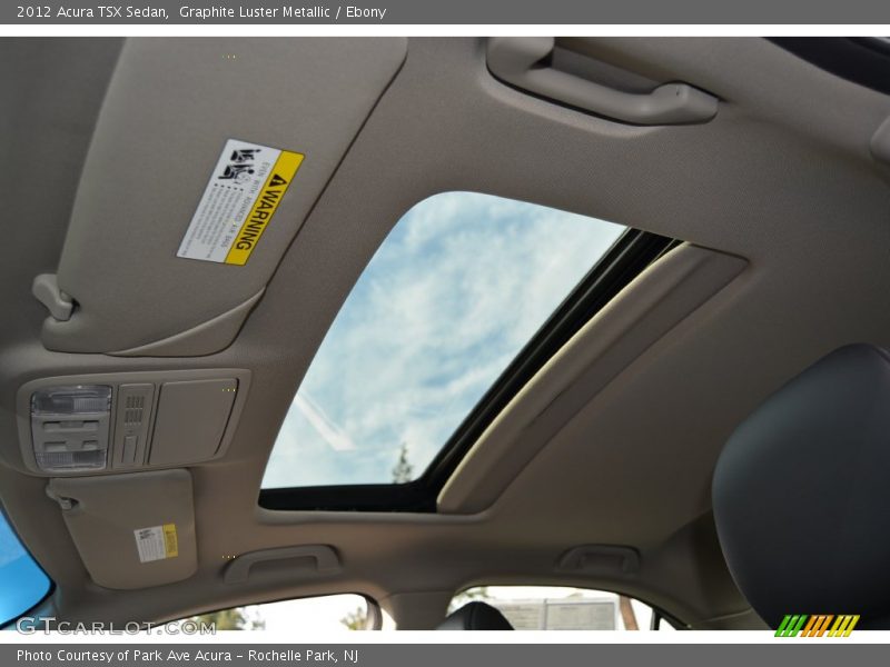Graphite Luster Metallic / Ebony 2012 Acura TSX Sedan