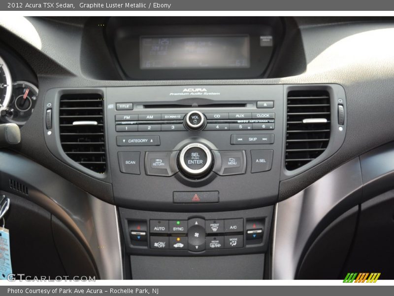 Graphite Luster Metallic / Ebony 2012 Acura TSX Sedan