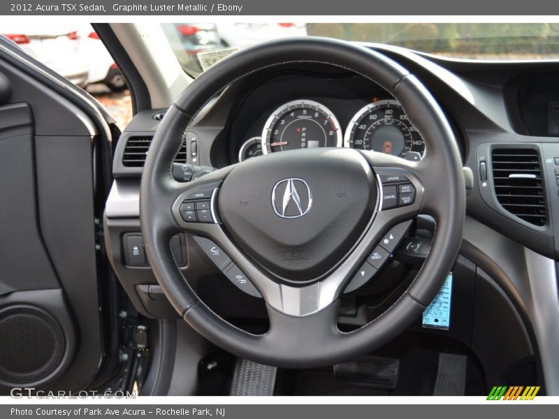 Graphite Luster Metallic / Ebony 2012 Acura TSX Sedan