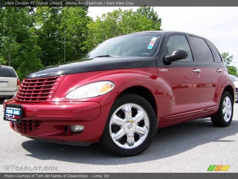 Inferno Red Pearlcoat / Dark Slate Gray 2004 Chrysler PT Cruiser Limited