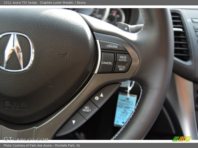 Graphite Luster Metallic / Ebony 2012 Acura TSX Sedan