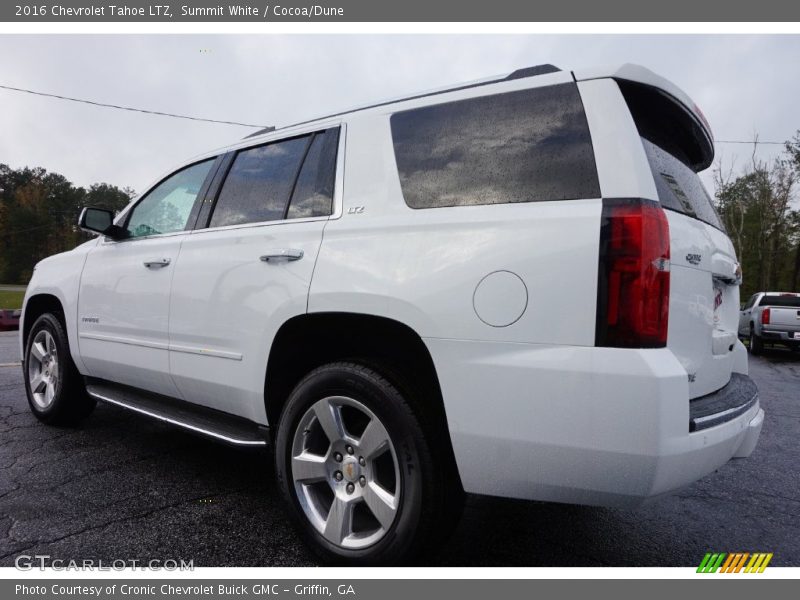 Summit White / Cocoa/Dune 2016 Chevrolet Tahoe LTZ
