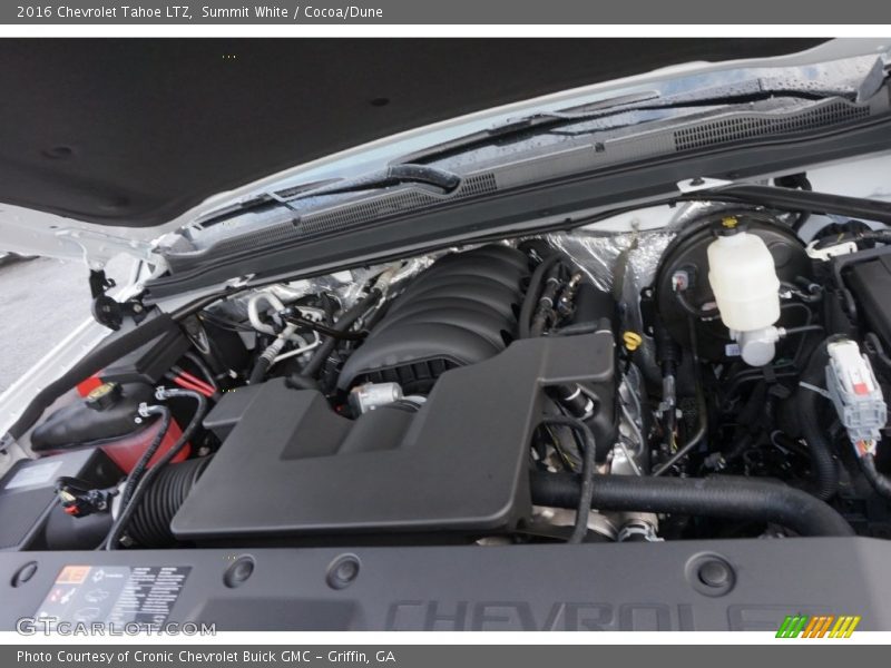 Summit White / Cocoa/Dune 2016 Chevrolet Tahoe LTZ