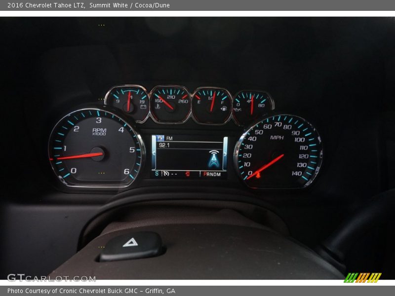 Summit White / Cocoa/Dune 2016 Chevrolet Tahoe LTZ