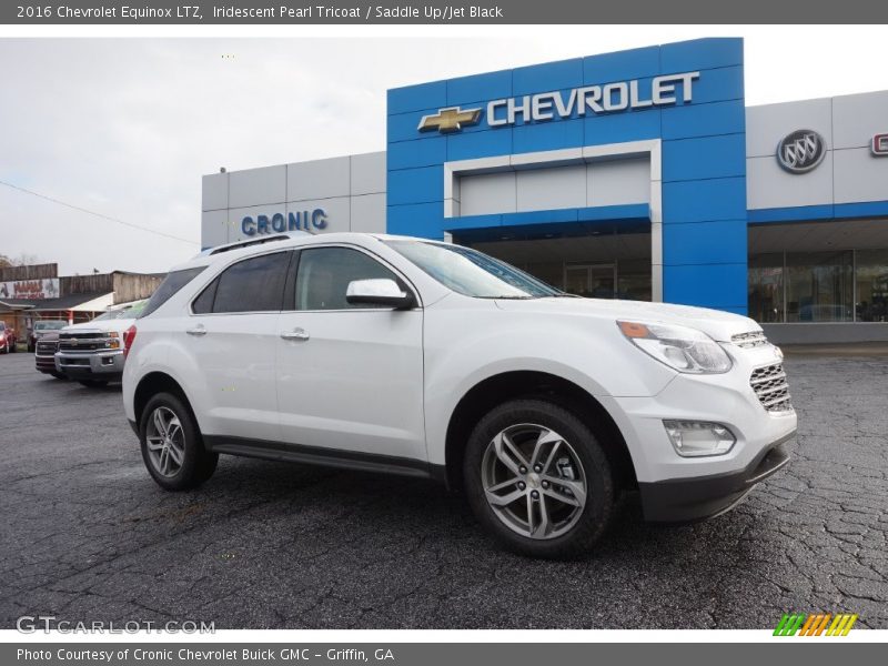 Iridescent Pearl Tricoat / Saddle Up/Jet Black 2016 Chevrolet Equinox LTZ