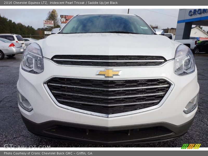 Iridescent Pearl Tricoat / Saddle Up/Jet Black 2016 Chevrolet Equinox LTZ