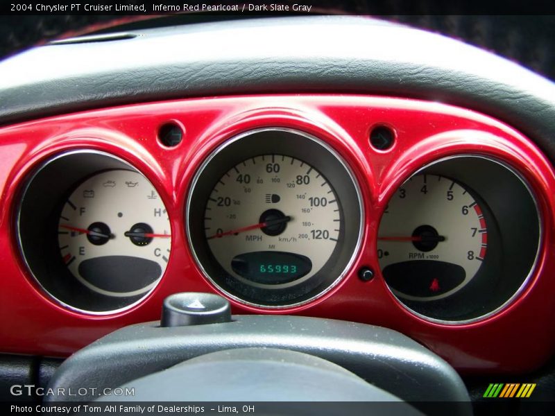 Inferno Red Pearlcoat / Dark Slate Gray 2004 Chrysler PT Cruiser Limited