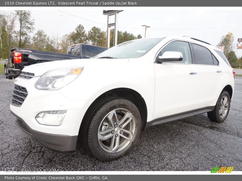 Iridescent Pearl Tricoat / Saddle Up/Jet Black 2016 Chevrolet Equinox LTZ