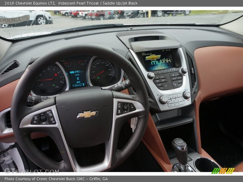 Iridescent Pearl Tricoat / Saddle Up/Jet Black 2016 Chevrolet Equinox LTZ