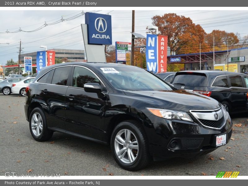 Crystal Black Pearl / Ebony 2013 Acura RDX AWD