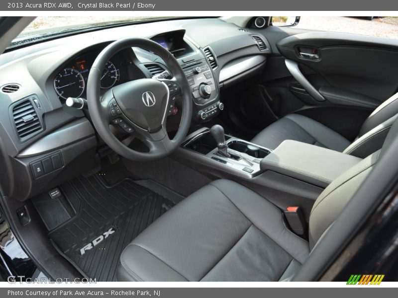 Crystal Black Pearl / Ebony 2013 Acura RDX AWD