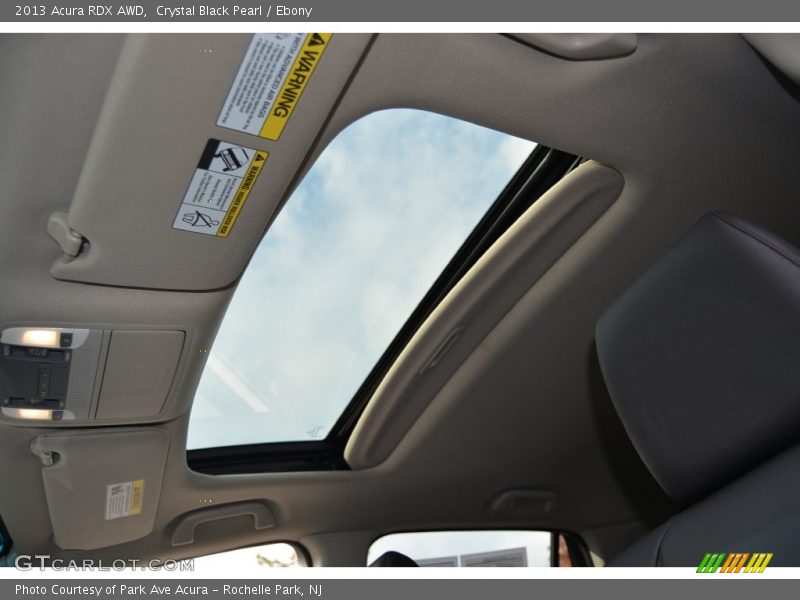 Crystal Black Pearl / Ebony 2013 Acura RDX AWD