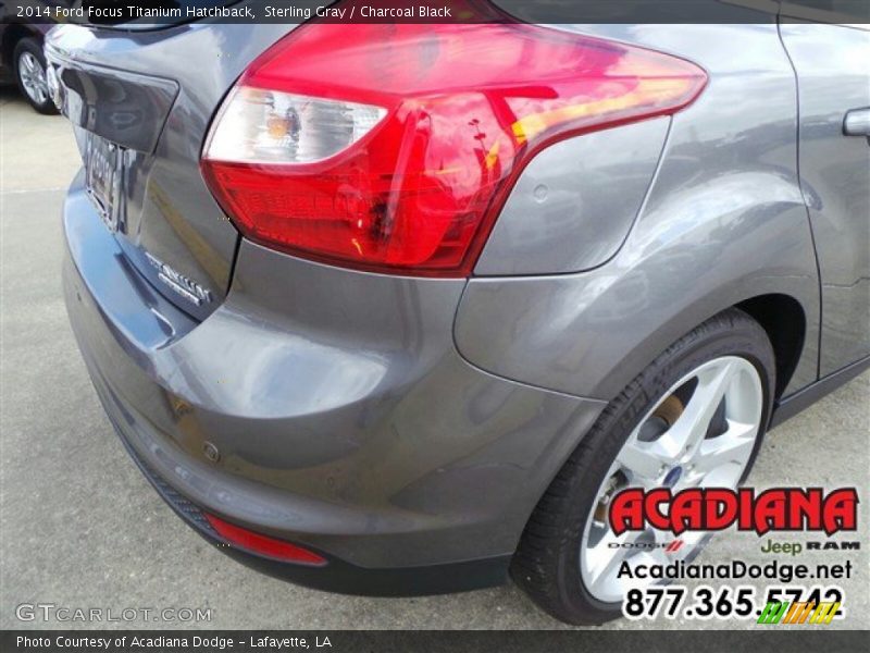 Sterling Gray / Charcoal Black 2014 Ford Focus Titanium Hatchback