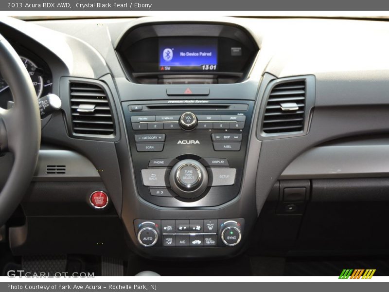Crystal Black Pearl / Ebony 2013 Acura RDX AWD