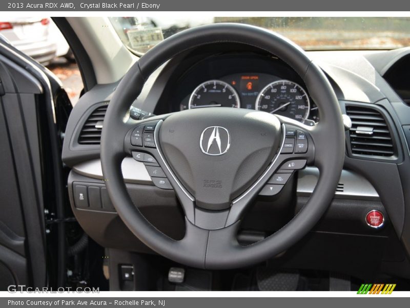 Crystal Black Pearl / Ebony 2013 Acura RDX AWD