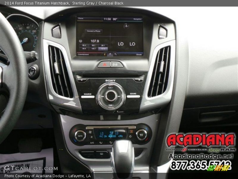 Sterling Gray / Charcoal Black 2014 Ford Focus Titanium Hatchback