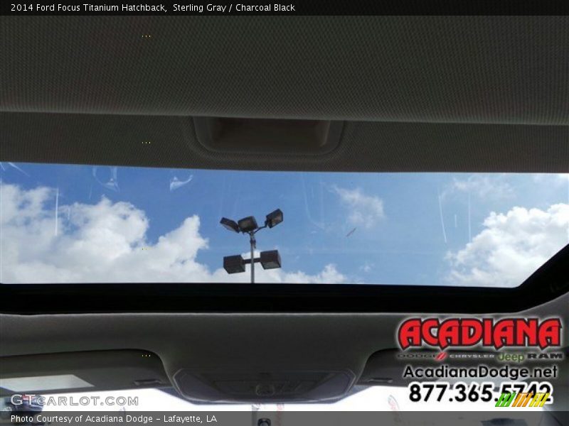 Sterling Gray / Charcoal Black 2014 Ford Focus Titanium Hatchback