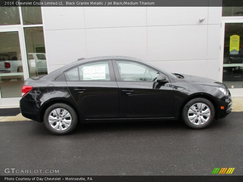 Black Granite Metallic / Jet Black/Medium Titanium 2016 Chevrolet Cruze Limited LS