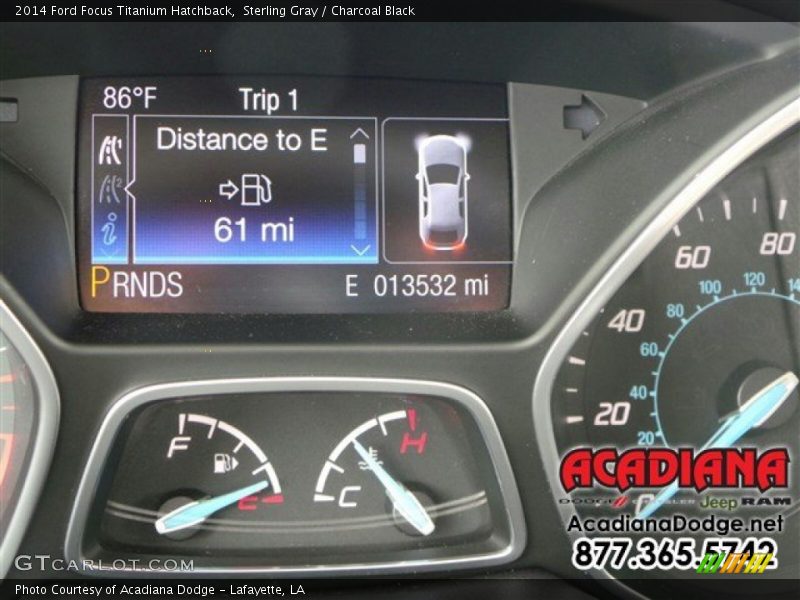 Sterling Gray / Charcoal Black 2014 Ford Focus Titanium Hatchback
