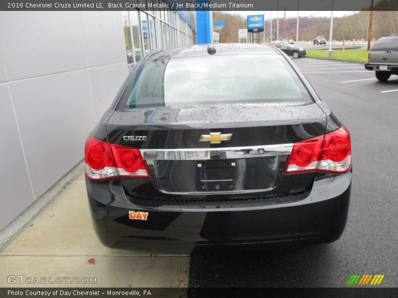 Black Granite Metallic / Jet Black/Medium Titanium 2016 Chevrolet Cruze Limited LS