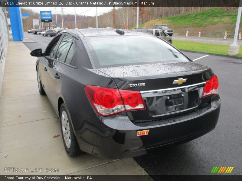 Black Granite Metallic / Jet Black/Medium Titanium 2016 Chevrolet Cruze Limited LS