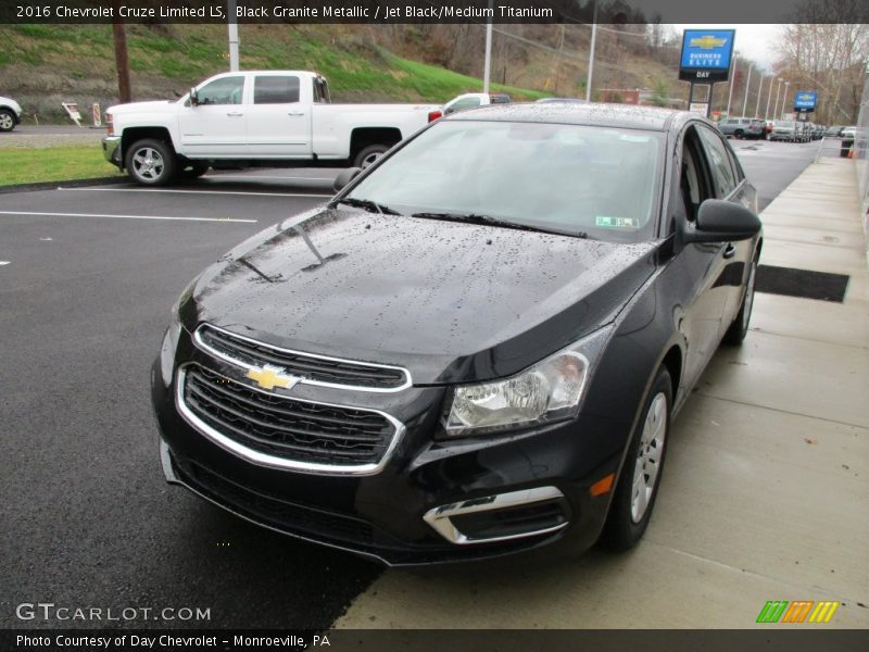 Black Granite Metallic / Jet Black/Medium Titanium 2016 Chevrolet Cruze Limited LS