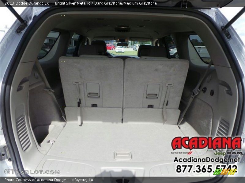 Bright Silver Metallic / Dark Graystone/Medium Graystone 2013 Dodge Durango SXT