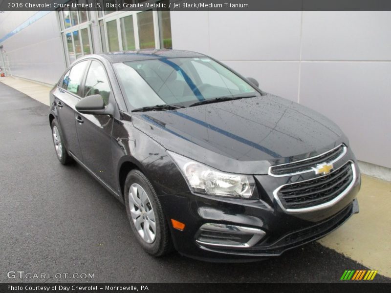 Black Granite Metallic / Jet Black/Medium Titanium 2016 Chevrolet Cruze Limited LS