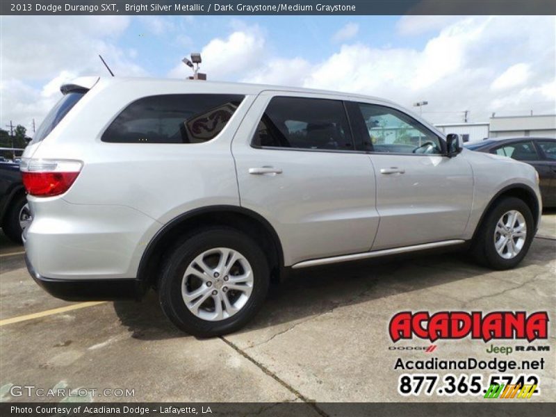 Bright Silver Metallic / Dark Graystone/Medium Graystone 2013 Dodge Durango SXT