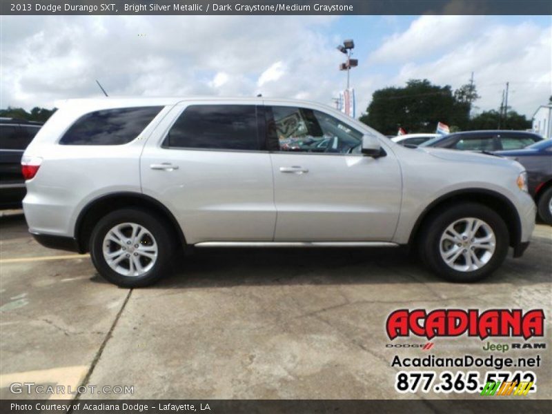 Bright Silver Metallic / Dark Graystone/Medium Graystone 2013 Dodge Durango SXT