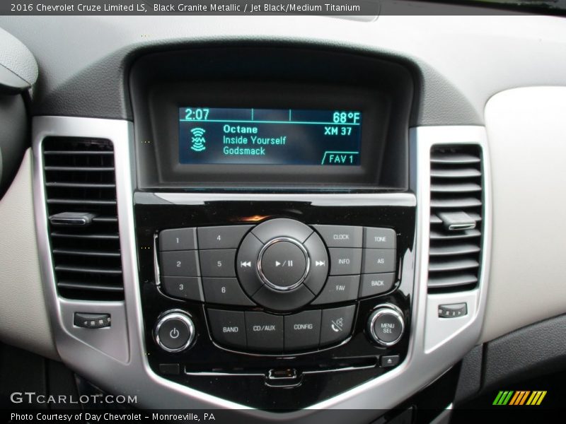 Black Granite Metallic / Jet Black/Medium Titanium 2016 Chevrolet Cruze Limited LS