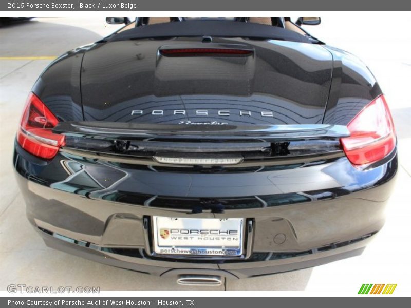 Black / Luxor Beige 2016 Porsche Boxster