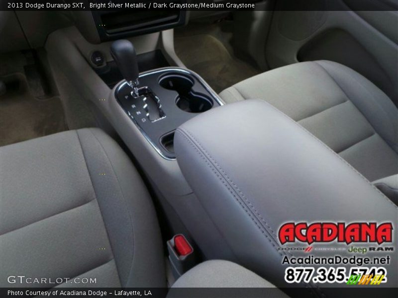 Bright Silver Metallic / Dark Graystone/Medium Graystone 2013 Dodge Durango SXT
