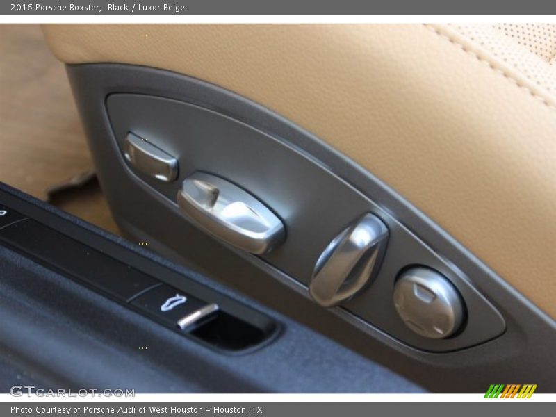 Black / Luxor Beige 2016 Porsche Boxster