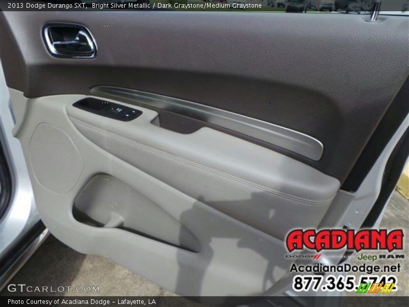 Bright Silver Metallic / Dark Graystone/Medium Graystone 2013 Dodge Durango SXT
