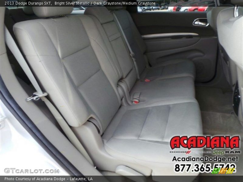 Bright Silver Metallic / Dark Graystone/Medium Graystone 2013 Dodge Durango SXT