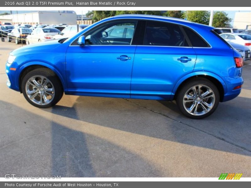 Hainan Blue Metallic / Rock Gray 2016 Audi Q3 2.0 TSFI Premium Plus